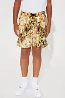 Mini Luxe Baroque Swim Trunks