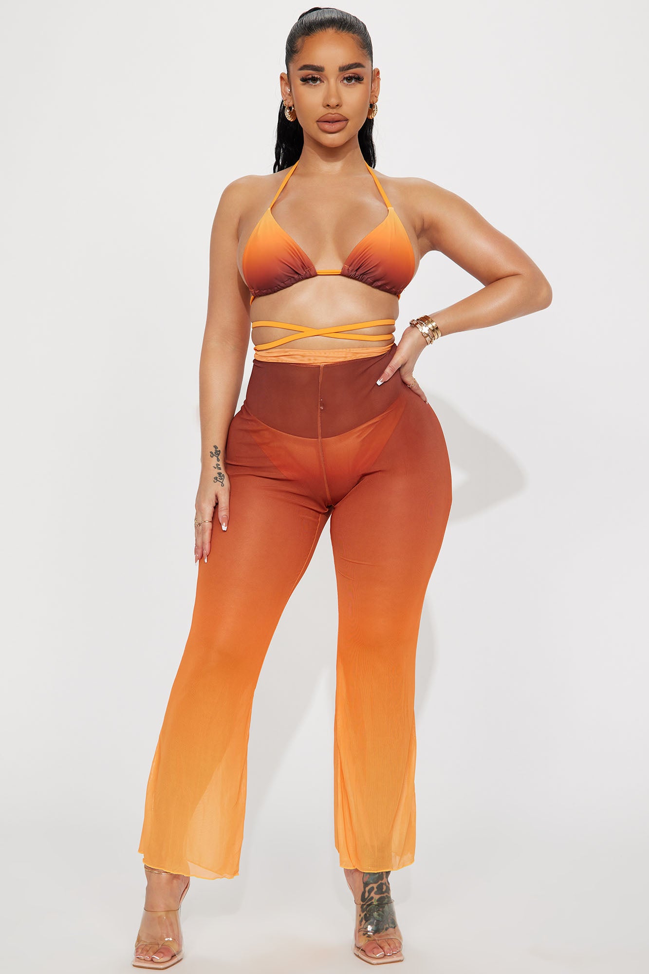 Sangria By The Pool 3 Piece Sunsuit Set