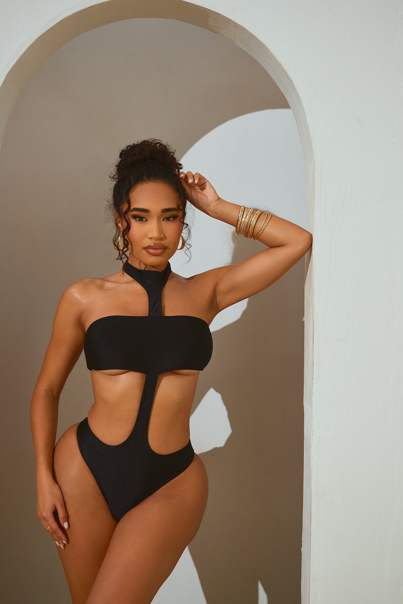 Marisela 1 Piece Monokini Swimsuit
