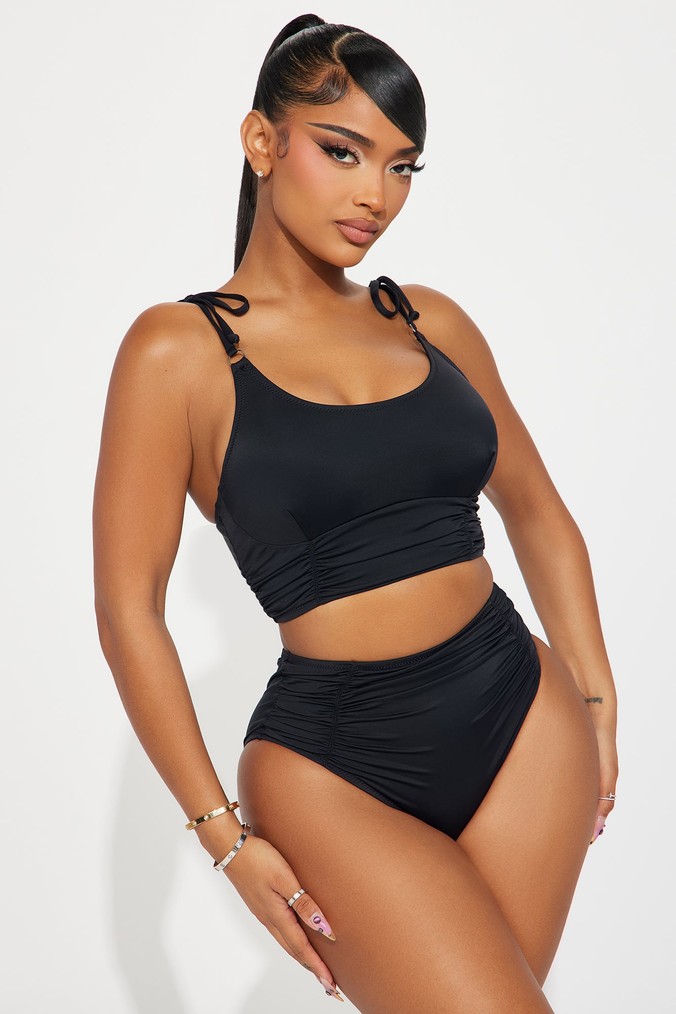 Sandy Castles Ruched 2 Piece Bikini