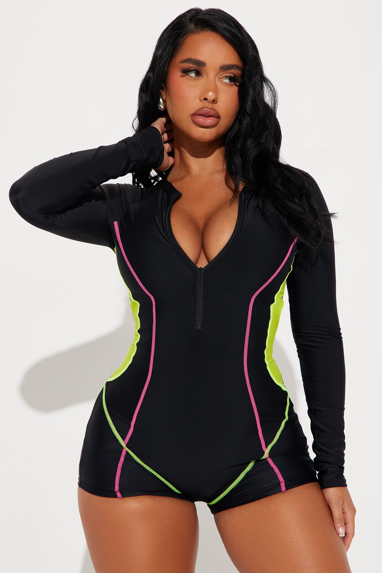 Lisa 1 Piece Rashguard Swimsuit