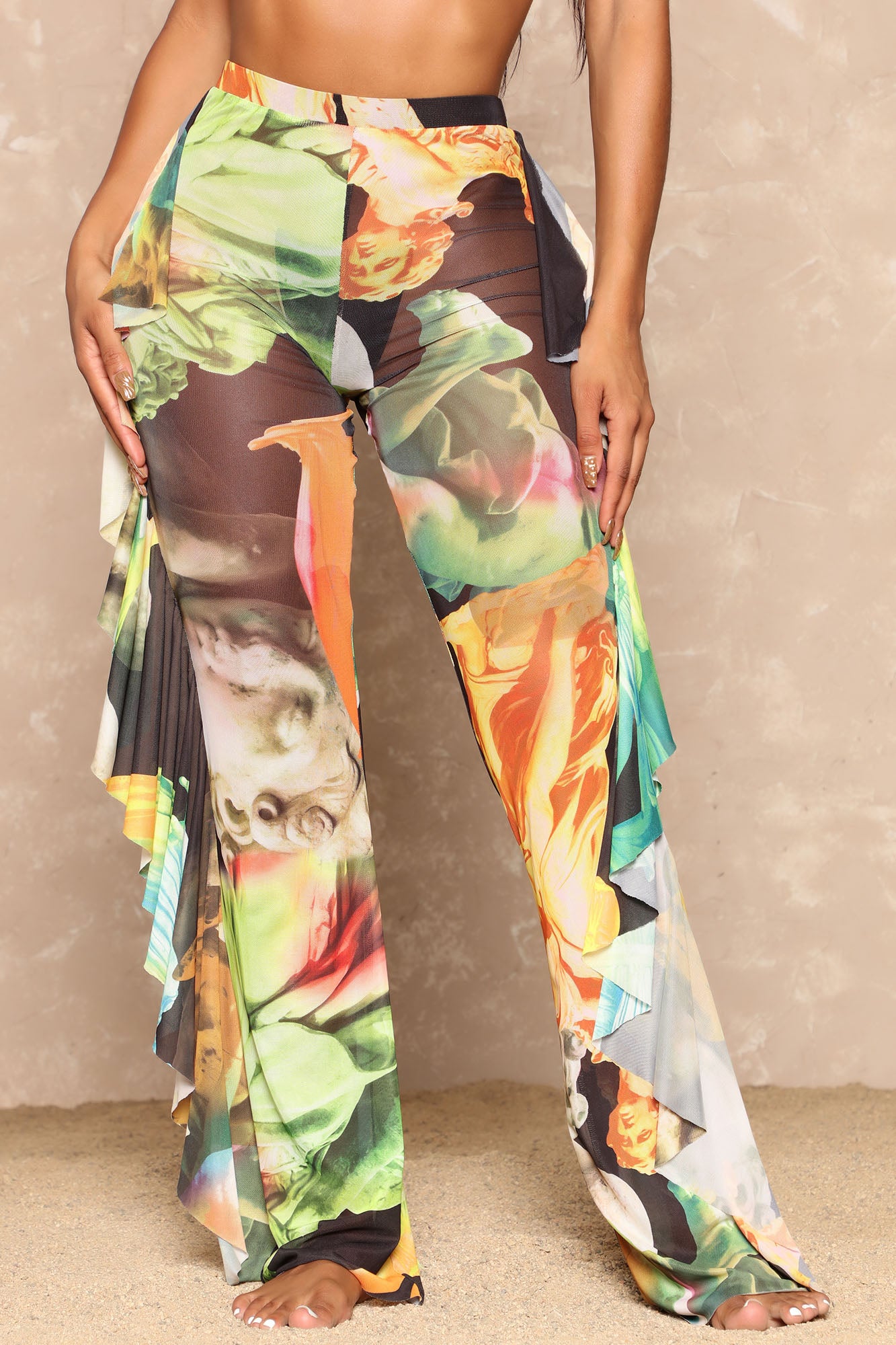 Sunrise Mesh Cover Up Pants